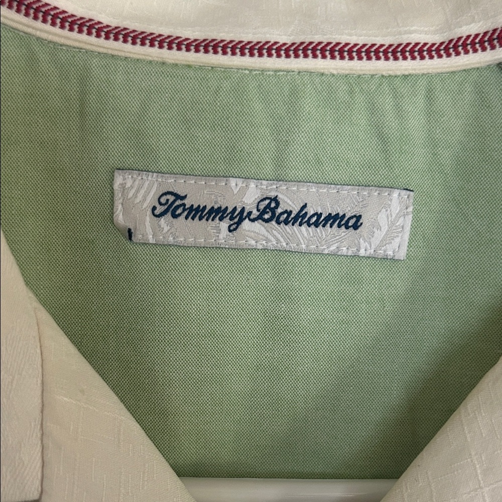 Tommy Bahama Cream Tampa Bay Rays Shirt